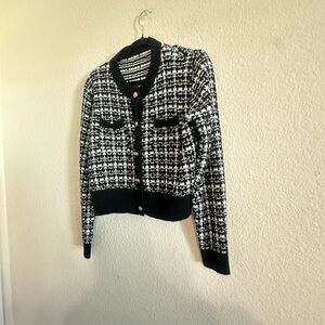 Black and White Women's Cardigan